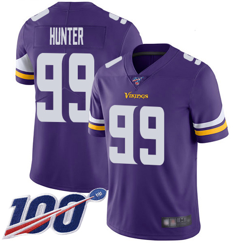 Nike Vikings #99 Danielle Hunter Purple Team Color Men's Stitched NFL 100th Season Vapor Limited Jersey Nike Vikings #99 Danielle Hunter Purple Team Color Men's Stitched NFL 100th Season Vapor Limited Jersey