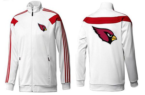 NFL Arizona Cardinals Team Logo Jacket White_1 NFL Arizona Cardinals Team Logo Jacket White_1