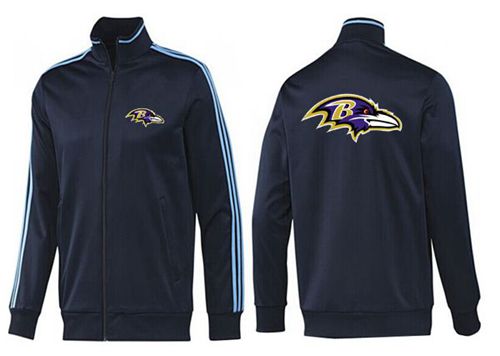 NFL Baltimore Ravens Team Logo Jacket Dark Blue_2
