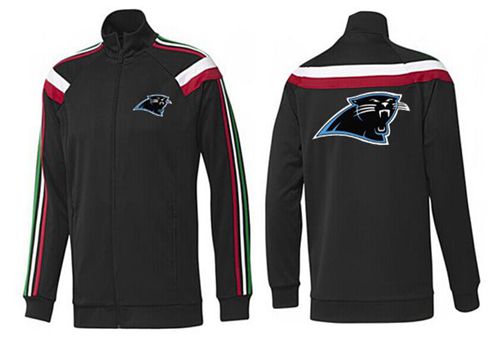 NFL Carolina Panthers Team Logo Jacket Black_2 NFL Carolina Panthers Team Logo Jacket Black_2
