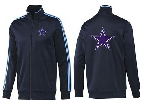 NFL Dallas Cowboys Team Logo Jacket Dark Blue_2