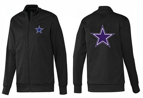 NFL Dallas Cowboys Team Logo Jacket Black_1