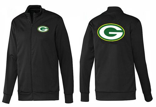 NFL Green Bay Packers Team Logo Jacket Black_1