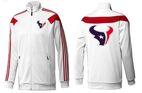 NFL Houston Texans Team Logo Jacket White_1