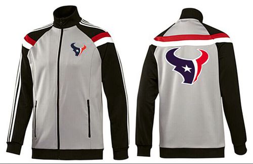 NFL Houston Texans Team Logo Jacket Grey
