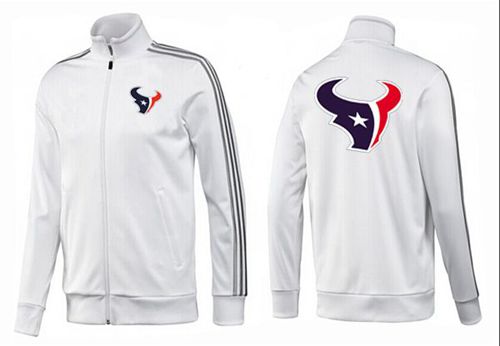 NFL Houston Texans Team Logo Jacket White_3
