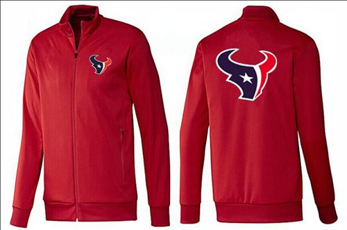 NFL Houston Texans Team Logo Jacket Red_1
