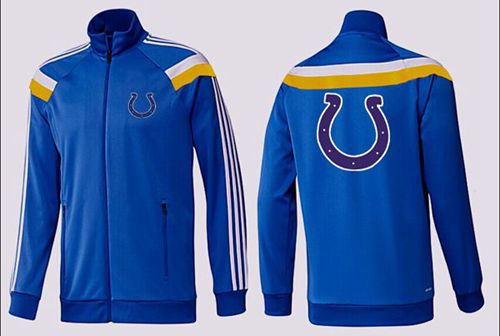 NFL Indianapolis Colts Team Logo Jacket Blue_5