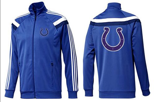 NFL Indianapolis Colts Team Logo Jacket Blue_6