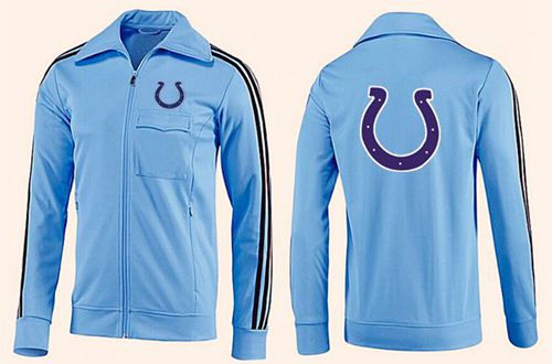 NFL Indianapolis Colts Team Logo Jacket Light Blue_2