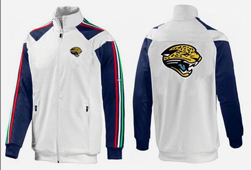 NFL Jacksonville Jaguars Team Logo Jacket White NFL Jacksonville Jaguars Team Logo Jacket White