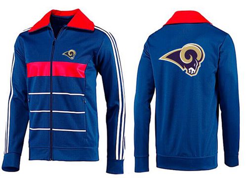 NFL Los Angeles Rams Team Logo Jacket Blue_3 NFL Los Angeles Rams Team Logo Jacket Blue_3