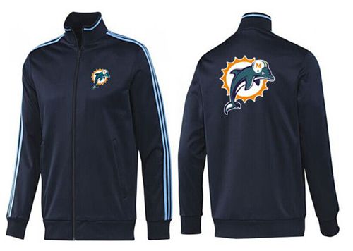 NFL Miami Dolphins Team Logo Jacket Dark Blue
