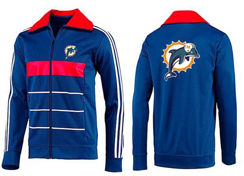NFL Miami Dolphins Team Logo Jacket Blue_1
