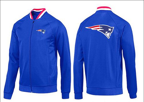 NFL New England Patriots Team Logo Jacket Blue_1