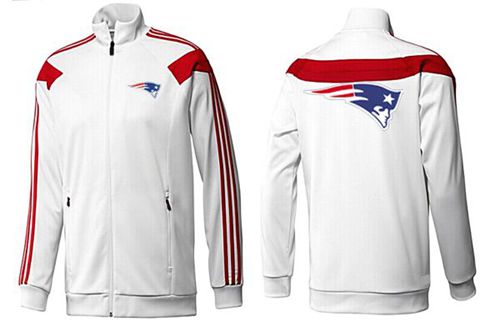 NFL New England Patriots Team Logo Jacket White_1