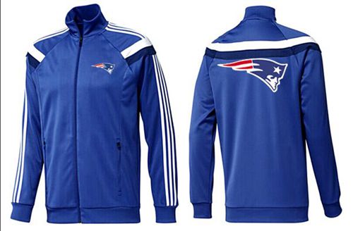 NFL New England Patriots Team Logo Jacket Blue_5