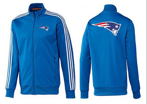 NFL New England Patriots Team Logo Jacket Blue_2