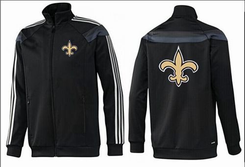 NFL New Orleans Saints Team Logo Jacket Black_3