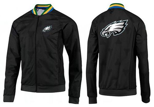 NFL Philadelphia Eagles Team Logo Jacket Black_2