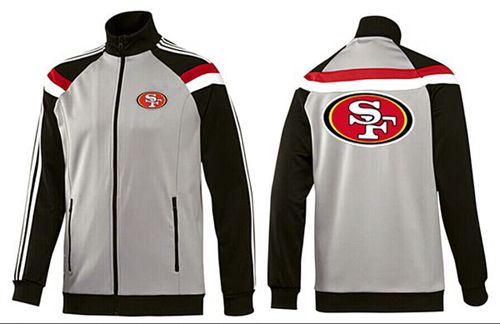 NFL San Francisco 49ers Team Logo Jacket Grey