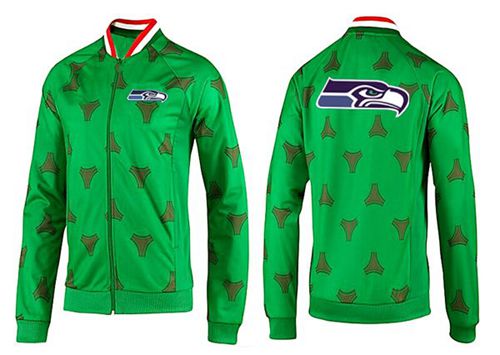 NFL Seattle Seahawks Team Logo Jacket Green_2