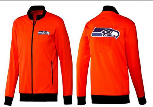 NFL Seattle Seahawks Team Logo Jacket Orange