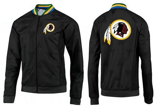 NFL Washington Redskins Team Logo Jacket Black_3 NFL Washington Redskins Team Logo Jacket Black_3