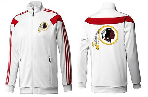 NFL Washington Redskins Team Logo Jacket White_2 NFL Washington Redskins Team Logo Jacket White_2
