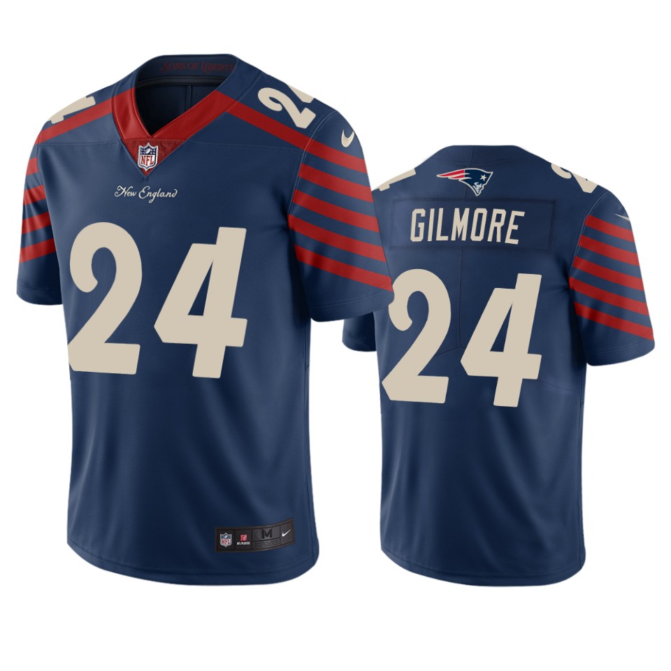 New England Patriots #24 Stephon Gilmore Navy Vapor Limited City Edition NFL Jersey New England Patriots #24 Stephon Gilmore Navy Vapor Limited City Edition NFL Jersey
