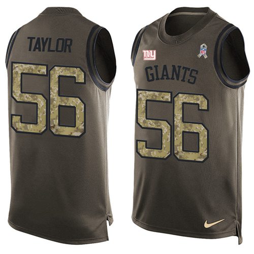 Nike Giants #56 Lawrence Taylor Green Men's Stitched NFL Limited Salute To Service Tank Top Jersey Nike Giants #56 Lawrence Taylor Green Men's Stitched NFL Limited Salute To Service Tank Top Jersey