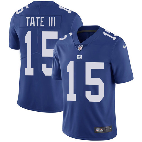 Nike Giants #15 Golden Tate Royal Blue Team Color Men's Stitched NFL Vapor Untouchable Limited Jersey Nike Giants #15 Golden Tate Royal Blue Team Color Men's Stitched NFL Vapor Untouchable Limited Jersey