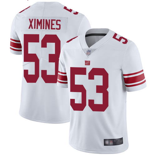 Nike Giants #53 Oshane Ximines White Men's Stitched NFL Vapor Untouchable Limited Jersey Nike Giants #53 Oshane Ximines White Men's Stitched NFL Vapor Untouchable Limited Jersey