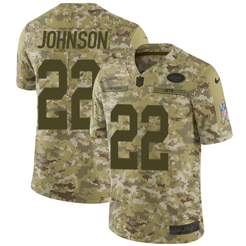 Nike Jets #22 Trumaine Johnson Camo Men's Stitched NFL Limited 2018 Salute To Service Jersey Nike Jets #22 Trumaine Johnson Camo Men's Stitched NFL Limited 2018 Salute To Service Jersey