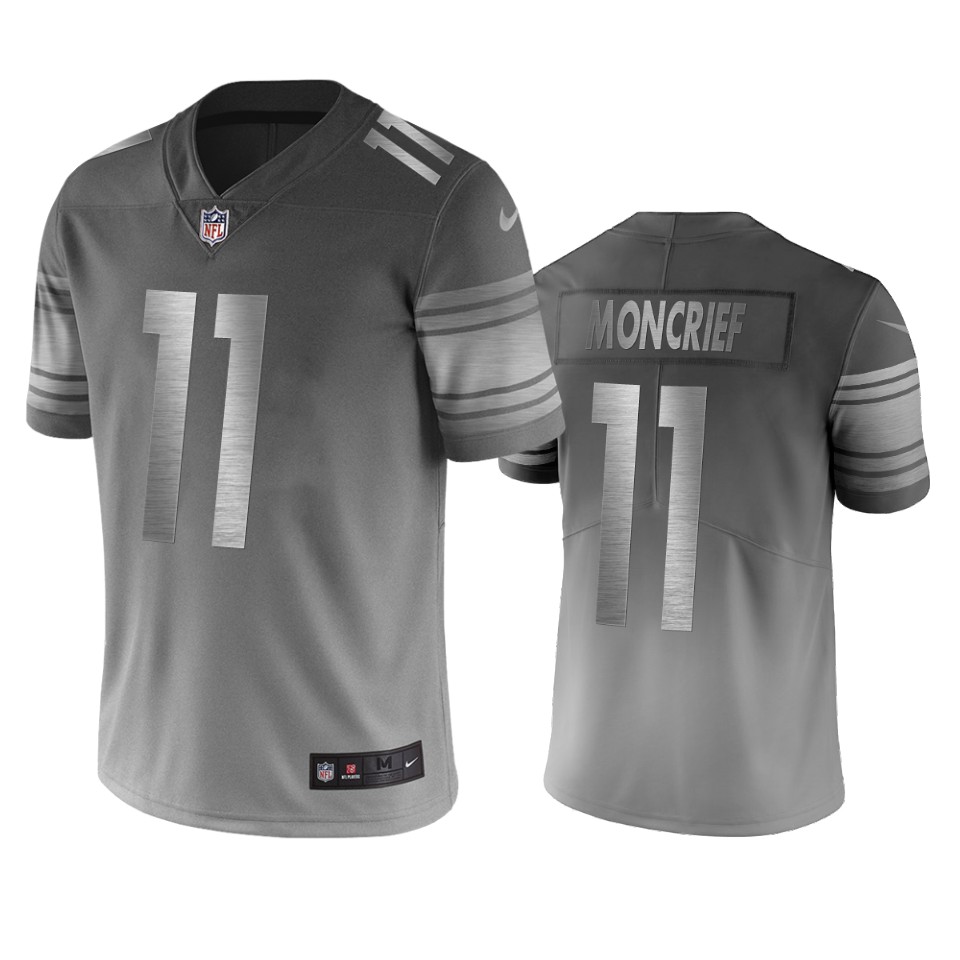 Pittsburgh Steelers #11 Donte Moncrief Silver Gray Vapor Limited City Edition NFL Jersey Pittsburgh Steelers #11 Donte Moncrief Silver Gray Vapor Limited City Edition NFL Jersey