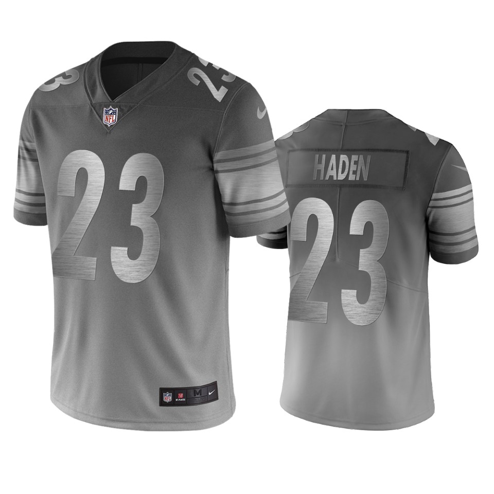 Pittsburgh Steelers #23 Joe Haden Silver Gray Vapor Limited City Edition NFL Jersey Pittsburgh Steelers #23 Joe Haden Silver Gray Vapor Limited City Edition NFL Jersey