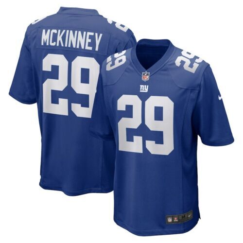 New York Giants Xavier McKinney #29 Nike Royal Official NFL Player Game Jersey New York Giants Xavier McKinney #29 Nike Royal Official NFL Player Game Jersey