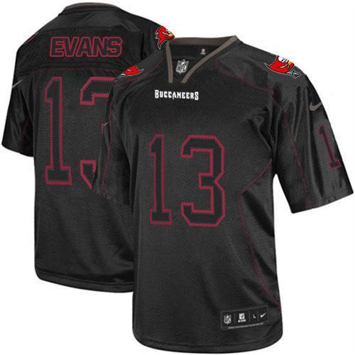 Nike Buccaneers #13 Mike Evans Lights Out Black Men's Stitched NFL Elite Jersey Nike Buccaneers #13 Mike Evans Lights Out Black Men's Stitched NFL Elite Jersey