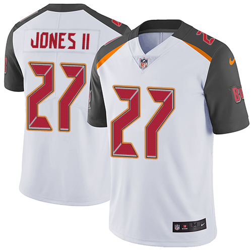 Nike Buccaneers #27 Ronald Jones II White Men's Stitched NFL Vapor Untouchable Limited Jersey Nike Buccaneers #27 Ronald Jones II White Men's Stitched NFL Vapor Untouchable Limited Jersey