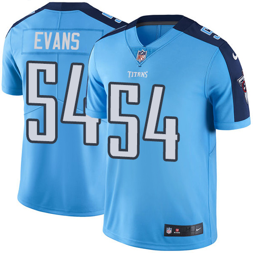 Nike Titans #54 Rashaan Evans Light Blue Men's Stitched NFL Limited Rush Jersey Nike Titans #54 Rashaan Evans Light Blue Men's Stitched NFL Limited Rush Jersey