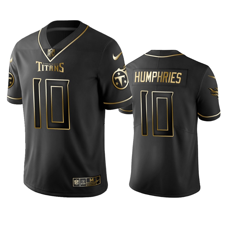 Titans #10 Adam Humphries Men's Stitched NFL Vapor Untouchable Limited Black Golden Jersey Titans #10 Adam Humphries Men's Stitched NFL Vapor Untouchable Limited Black Golden Jersey
