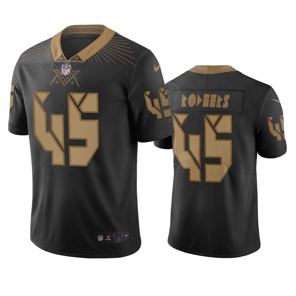 Washington Redskins #45 Dominique Rodgers Black Vapor Limited City Edition NFL Jersey