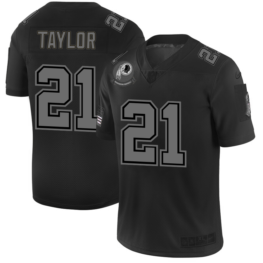 Washington Redskins #21 Sean Taylor Men's Nike Black 2019 Salute to Service Limited Stitched NFL Jersey Washington Redskins #21 Sean Taylor Men's Nike Black 2019 Salute to Service Limited Stitched NFL Jersey