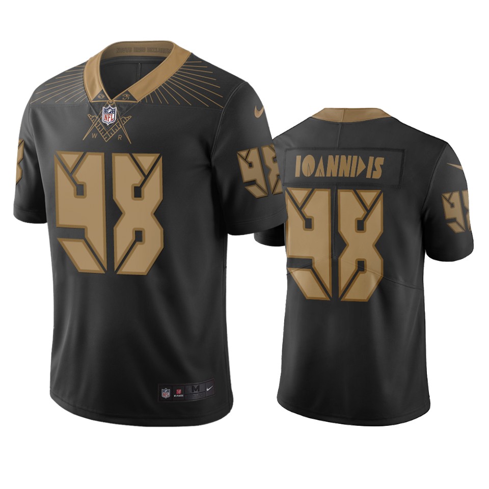 Washington Redskins #98 Matt Ioannidis Black Vapor Limited City Edition NFL Jersey Washington Redskins #98 Matt Ioannidis Black Vapor Limited City Edition NFL Jersey