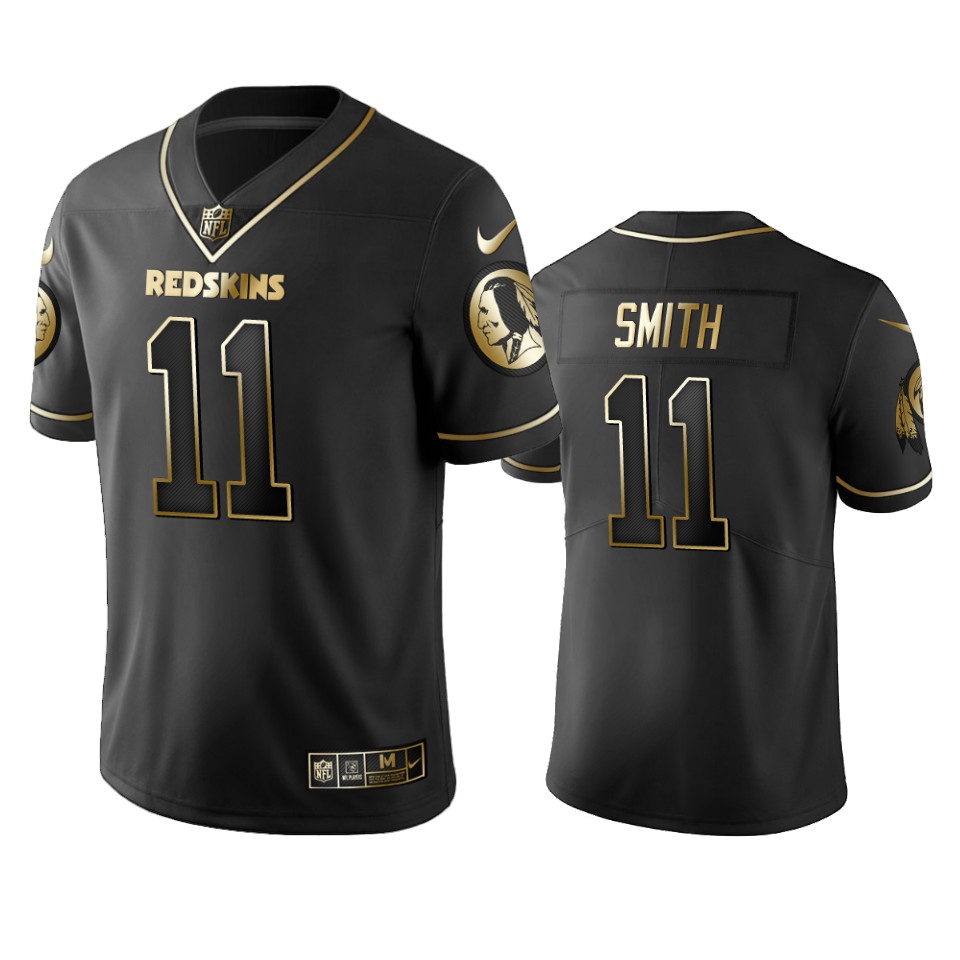 Redskins #11 Alex Smith Men's Stitched NFL Vapor Untouchable Limited Black Golden Jersey Redskins #11 Alex Smith Men's Stitched NFL Vapor Untouchable Limited Black Golden Jersey