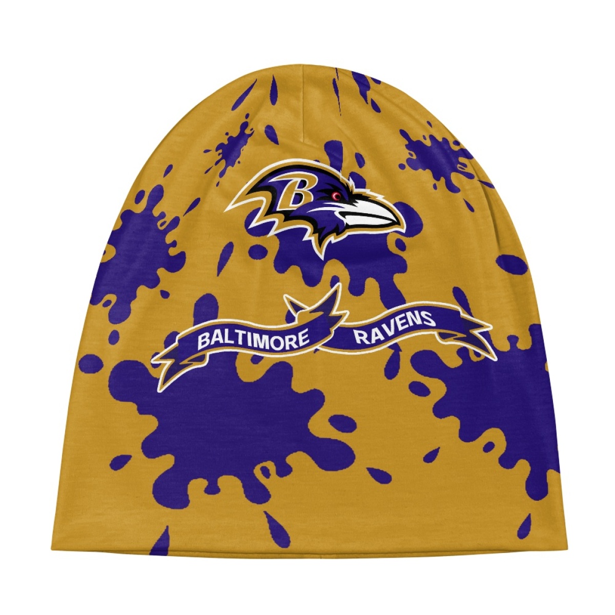 Baltimore Ravens Baggy Skull Hats 092