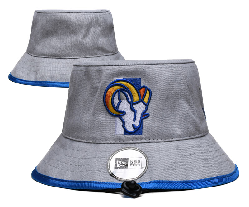 Los Angeles Rams Stitched Bucket Fisherman Hats 012