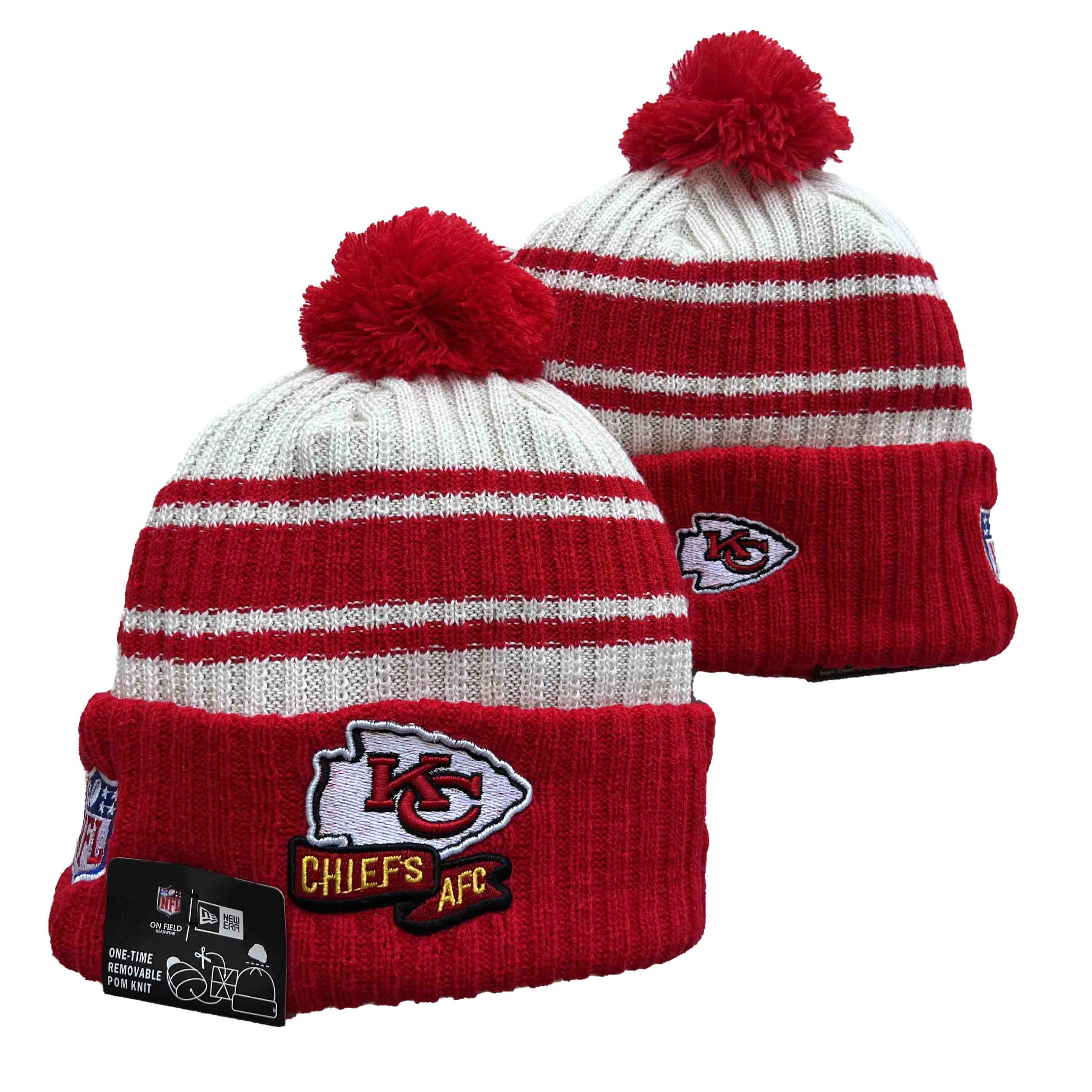Kansas City Chiefs Knit Hats 035