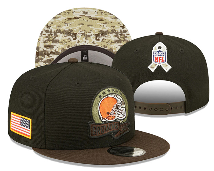 Cleveland Browns Salute To Service Stitched Snapback Hats 079