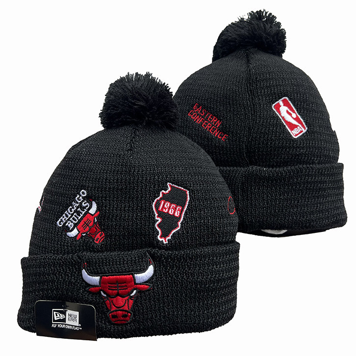 Chicago Bulls Knit Hats 0111